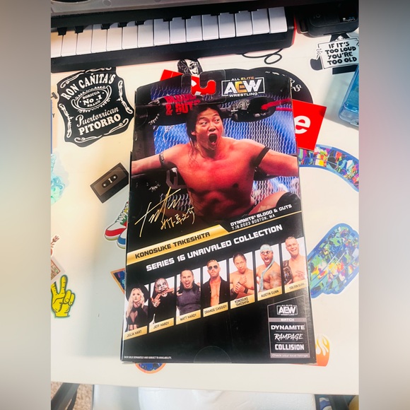 AEW Unrivaled Series 16 Konosuke Takeshita 1/5000 Chase Action